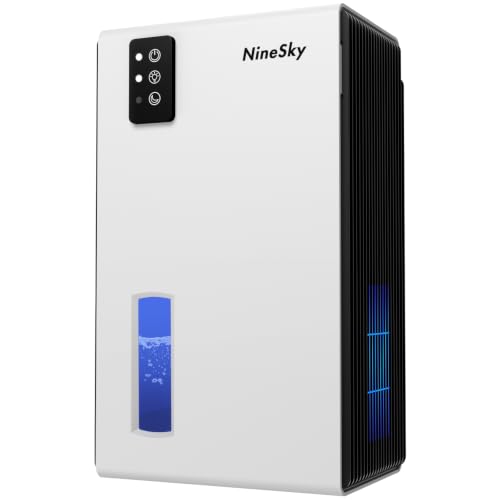 NineSky Dehumidifiers for Home, 1000 Sq.Ft Dehumidifier with 95oz Water Tank, Quiet Dehumidifier for...