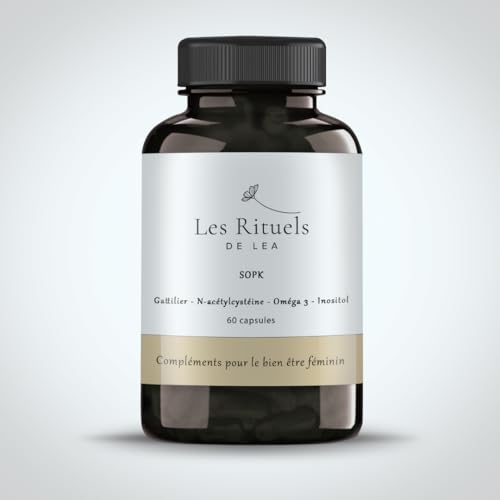 SOPK – Inositol, Gattilier, Oméga-3 & NAC – Équilibre Hormonal, Cycles Réguliers et Bien-être Féminin