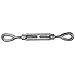 MH GLOBAL 1/2 x 9 Inch WLL 2,200 LBS Turnbuckle Eye Eye Pulley Galvanized Drop Forge Swivel Hoist Eye