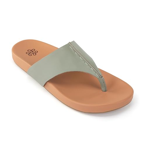 Image of The Sak Everly Slide Sandal - Women's Flat Fashion Slides with Soft Cushion Sole - Beach Slip On Sandals For Everyday