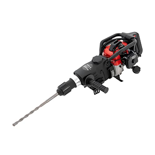 Petrol Demolition Hammer 2 Stroke 1200W 32.7CC Gasoline Demolition Jack Hammer Hand-held Rock Drill