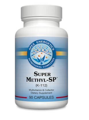Kleantoolz Apex Energetics Super Methyl-SP 90ct (K-112) Supports methylation Reactions, Important for Metabolism of homocysteine, by Providing a Combination of targeted nutrients and cofactors