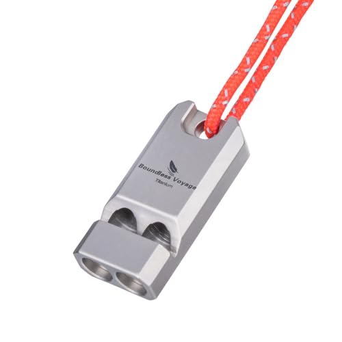 Sifflet de secours en titane iBasingo pour ne plus jamais se perdre en randonnée