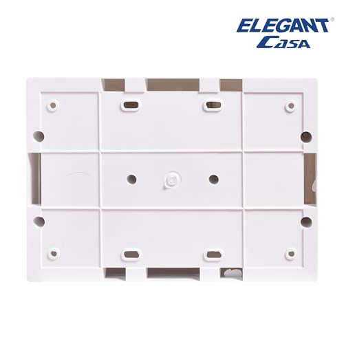 Image of ELEGANT CASA 16 AMP Electric Extension Board Heavy Duty Multi Plug Socket with MCB High Power Extension Box 2500W Power Strip with 15 Meter Extension Cord Long Length Wire 16A Plug White 220 Volt