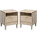 Home Square Nightstand in Pacific Maple (Set of 2)