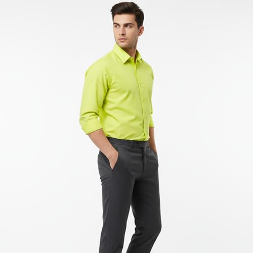 Image of Appel Touch Men's Cotton Blend Formal Shirt Full Sleeves