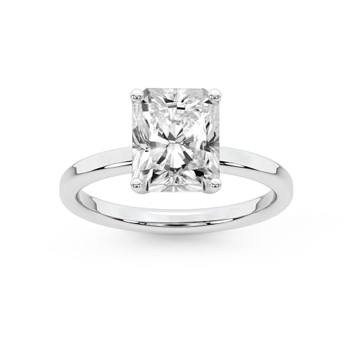 FRIENDLY DIAMONDS 1 Carat - 5 Carat | IGI Certified Lab Grown Diamond Engagement Ring | 14K Or 18K in White, Yellow Or Rose Gold | Four-Prong Solitaire Diamond Ring | FG-VS1-VS2 Quality4
