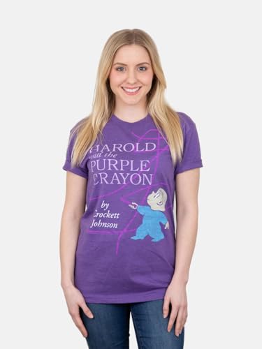 Harold and The Purple Crayon by Crockett Johnson Adult T-Shirt - Unisex Shirt for Book Lovers3