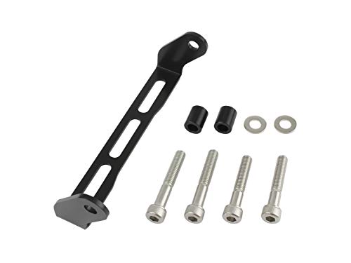 ポッシュ(POSH) バイク用品 スマートフォンマウントステーのみ ハンドルポスト取付タイプ バーハンドル車ユニバーサル ブラック 500080-U1