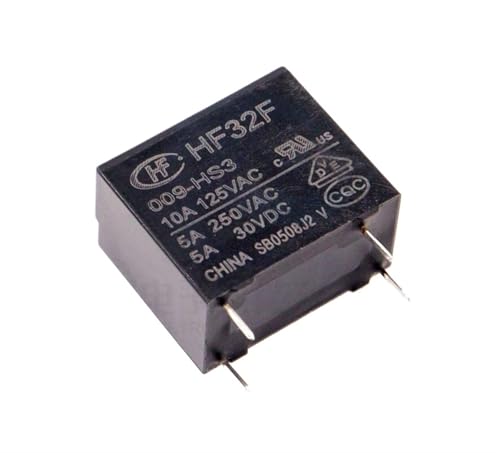 Relé HF32F-024-HS3 24VDC de 5A y 4 pines normalmente abierto de 2 piezas