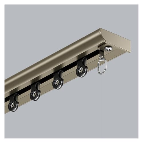 Rail de séparation de pièce marron 200 cm pour diviser un studio - 2