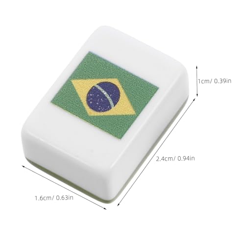 Juego Mahjong 48 piezas con banderas nacionales miniatura 2