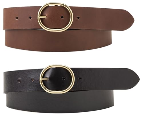 Levi's Femme Arletha Reversible Ceinture, Marron, 70 EU