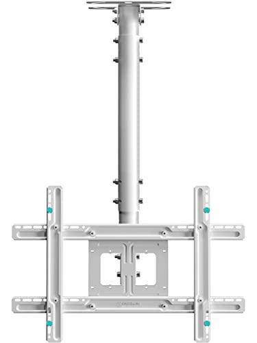 Onkron Ceiling Tv Mount Hanging Height Adjustable Tv Bracket - Drop Down Tv Mount - Full Motion Pole Tv Mount For 32 To 80 Inch Led Lcd Oled 4K Tvs, Flat Screens Up To 150 Lbs (N1L) White #TOP15