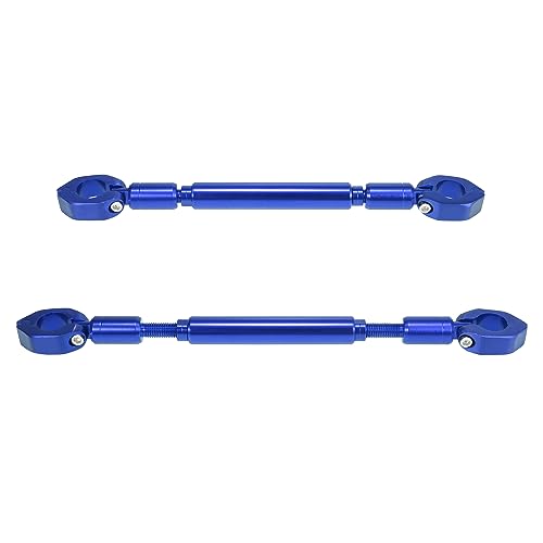 Barra de equilibrio azul de aluminio para manillar de moto 22mm 4