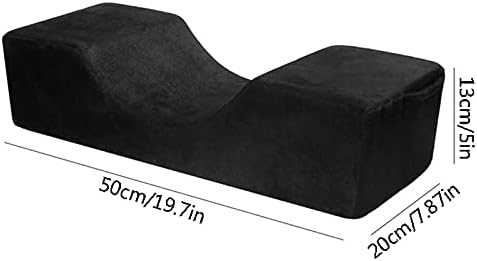 HOKY, Lash Pillow Neck Support Eyelash Pillow Soft Grafting Eyelashes Memory Foam Eyelash Extension Pillow With Pocket Makeup Salon (Red)
