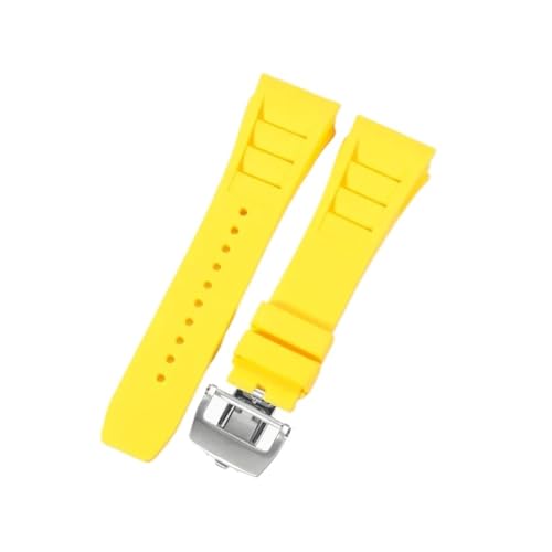 Bracelet montre Richard Mille homme 25 mm caoutchouc silicone RM055 RM011