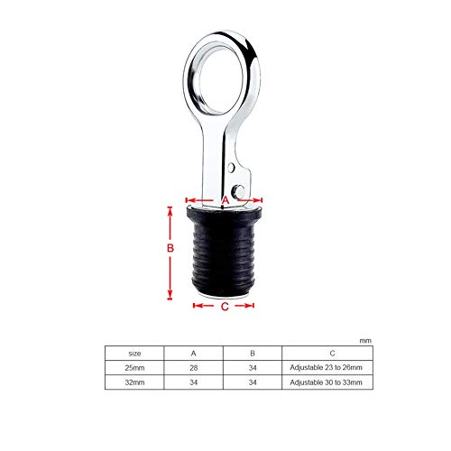 Tappo scarico marino, accessori per tappo del