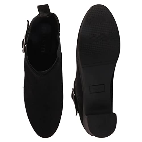 Image of FAUSTO Women Flared Heel Boots