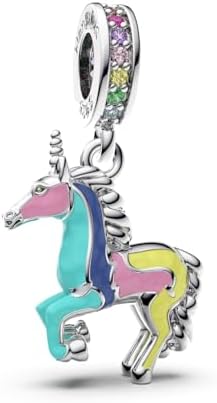 unicorn charms horse charms 925 Sterling Silver Charm are suitabl...