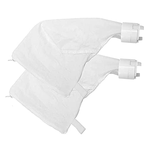 Toddmomy 2pcs Swimming Pool Clean Bag Pool Skimmer Pool Leaf Skimmer Net Swimming Pool Cleaner Pool Filter Bag Pool Debris Bags Zippered Pool Bag Pool Leaf Bag Replacement Pool Cleaner Bag