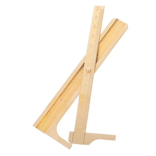 MUSISALY Jewelry Components Brass Caliper Mini Double Scale Measuring Tool 0.1mm Accuracy Versatile for Jade Coin Wire Jewelry