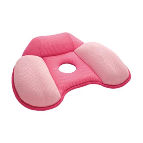koolsoo オフィスや旅行に最適な人間工学に基づいた低反発シートクッション, ピンク