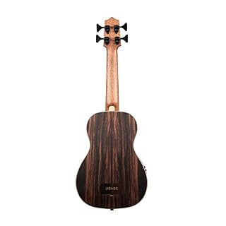 Kala Ubass-eby-fsrw rayé Ébène électro-acoustique Ukulélé Ubass Bundle avec housse de rangement, tuner, Austin Bazaar… - Les Beatles, Paul McCartney, John Lennon, RIngo Starr, George Harrison Kala Ubass-eby-fsrw rayé Ébène électro-acoustique Ukulélé Ubass Bundle avec housse de rangement, tuner, Austin Bazaar… – Image 3