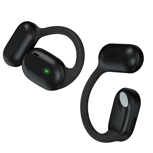 LYEAA Wireless Open Ear Earphones Lightweight Noise Reduction Ergonomic Earphones Bluetooth-Compatible for Running Sports (Black) LYEAA Wireless Open Ear Earphones Lightweight Noise Reduction Ergonomic Earphones Bluetooth-Compatible for Running Sports (Black)