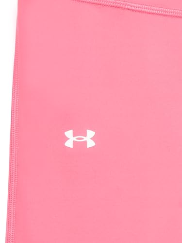 Under Armour Girls Motion Solid Crop Leggings, (672) Super Pink / / White, Small2