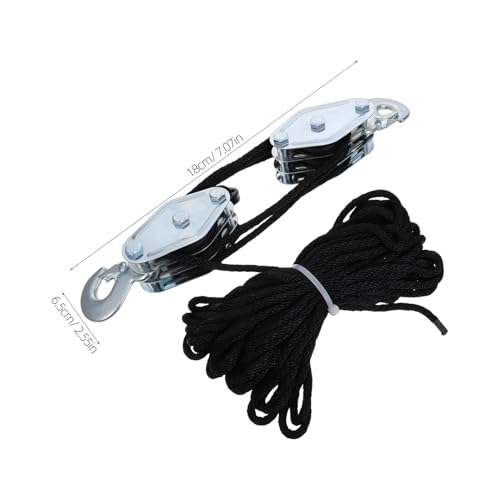 Sistema De Poleas De Elevación Ga - Aparejo De Elevación De Cuerda Versátil para Elevación En Caza Y Uso General - Herramienta De Polea Eficiente para Levantar Carga