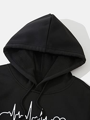 SHENHE Men's Graphic Drawstring Pullover Hoodies Long Sleeve Hooded Sweatshirt Tops3