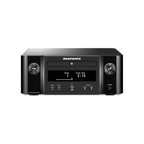 Marantz M-CR612 Network CD Receiver | Wi-Fi, Bluetooth, AirPlay 2 & HEOS Connectivity | AM/FM Tuner, CD Player, Unlimited Music Streaming | Compatible with Amazon Alexa | Black Cover