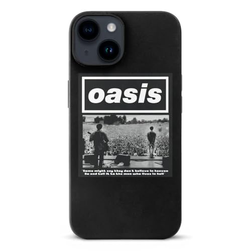 iPhone14Pro用ケース オアシス OASIS バンド いPhone14Pro用ケース アイフォン14Proカバー TPU スマホケース 軽量 薄型 おしゃれ ワイヤレス充電対応