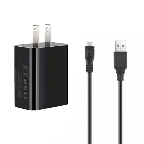 Musstad AC/DC Adapter for LG KS360 KU990 T580 AC Adapter Charger + Micro USB Cable