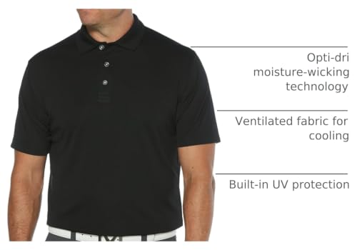 Camiseta polo para hombre de Callaway, manga corta, con protección solar y tecnología Core Performance miniatura 3