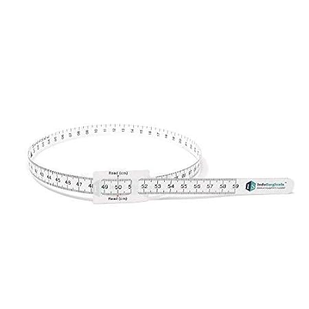 IS IndoSurgicals Head Circumference Measuring Tape, PVC, Reusable (Pack of 100 Pcs.)