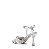 Jewel Badgley Mischka Hydee Pleated Stiletto Sandal