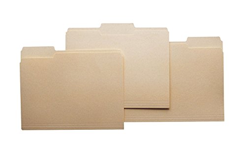 Dossiers de fichiers de taille lettre 1/3 tab cut pour archives