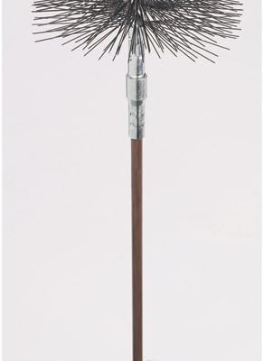 MEECO'S RED DEVIL Chimney Brush Rod Kit - 20ft., 3/8 Inch Diameter, 1/4 Inch NPT Threaded Ends, Model 30024