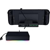 Razer Handheld Dock Chroma: Charging Hub & Expand Connectivity For Mobile Gaming & Tablets - Iphone 16, Steam Deck, Rog Ally, Switch & More - Usb C, Usb A (3), Hdmi, Gbe - 100W Power Passthrough
