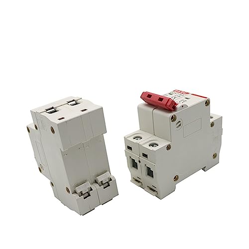 Lot de 10 mini-disjoncteurs C45N 2P 400V pour rail DIN de tableau électrique - 5