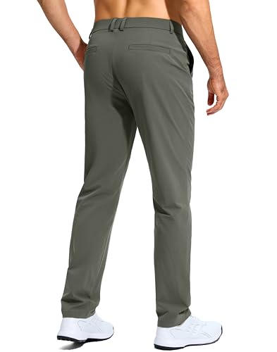 Image of G Gradual Mens Golf Pants Stretch Dress Casual Pants 30 inch /32 inch /34 inch Lightweight Work Travel Slacks for Men with 4 Pockets