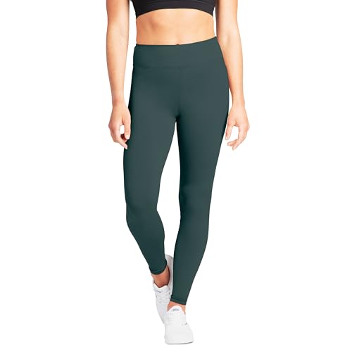 SATINA High Waisted Leggings for Women - Leggings for Regular and Plus Size Women - Sea Foam Leggings Women - Leggings for Women -3 Inch Waistband (One Size, Sea Foam)