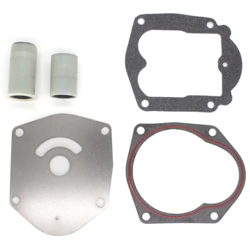 Image of QuickMarine 821354A2 Water Pump Impeller Repair Kit for Mercury Marine 25-50 HP Outboard Motors Replacement 46-821354A2 Sierra 18-4531 Boat Engine