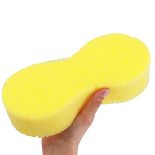 Celuicion Esponjas De Lavado De Coche No Abrasivas | Esponja Al por menor Grande Auto Pad Limpieza | Desmontaje Limpieza Interior Exterior para Coche Camión Caravana Casa
