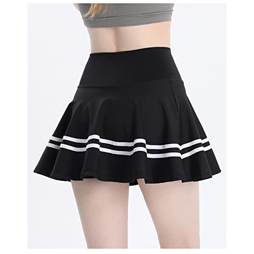Skorts Saias Para Mulheres, Mini-saia Plissada De Cintura Alta, Skatista De Tênis Atlético Skort