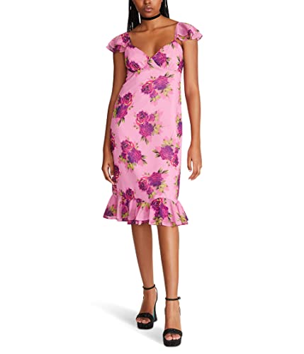 Betsey Johnson Pepper Midi Dress Sachet Pink XL (12-14) at Amazon Women's  Clothing store