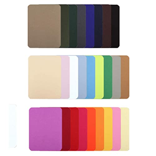 Parches de reparación de nailon y algodón para chaquetas y jeans, kit de 26 piezas 2
