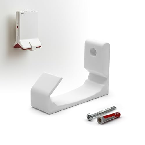 Wandhalterung für AVM Fritz Repeater 6000 inkl. Befestigungsmaterial, Hochwertig & Robust, Made in Germany, Wand Halter Halterung Befestigung, Wandmontage Montage Wandhalter Zubehör